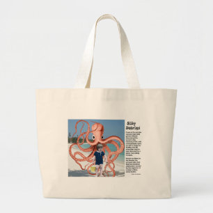 Tote Bag Histoires stupides : Octopus mangeur d'homme Grand