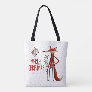 Tote Bag Hiver Woodland Fox Fourre-tout