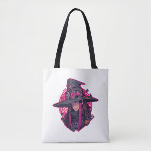 Tote Bag Hlloween sorcière ado !