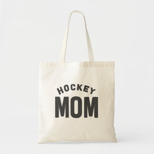 Tote Bag Hockey Maman Design Art numérique (Devant)
