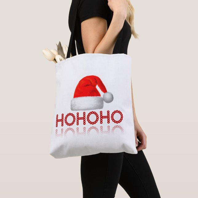 Tote Bag HoHoHo Noël du Père Noël (De près)