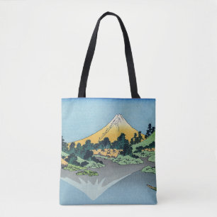 Tote Bag Hokusai - Le Mont Fuji reflète le lac Kawaguchi
