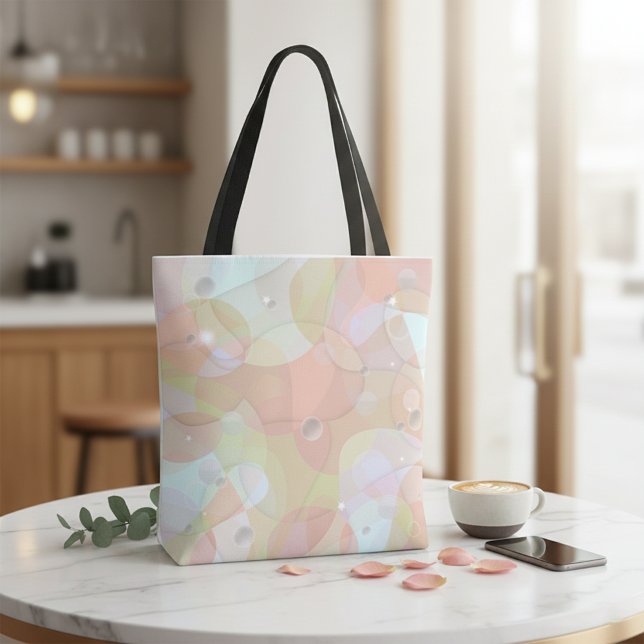 Tote Bag Holographie de Pearlescent Lumineuse Liquide (Créateur téléchargé)