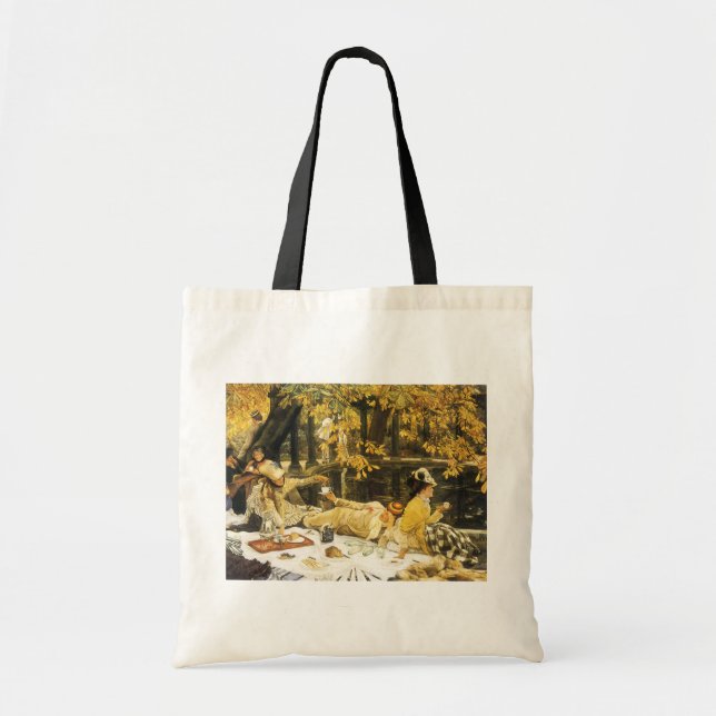 Tote Bag Holyday, le pique-nique de James Tissot, Art Victo (Devant)