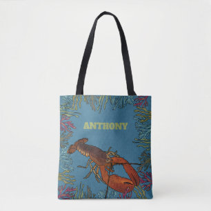 Tote Bag Homard dans la mer Personnalisé