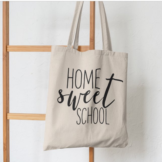 Tote Bag Home Sweet School Fourre-tout For Homeschoolers (Créateur téléchargé)