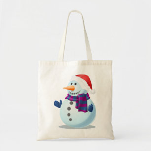 Tote Bag homme de neige
