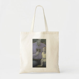 Tote Bag Homme lisant à la fille 2003