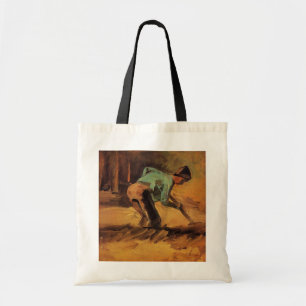 Tote Bag Homme penché avec bâton, bêche de Vincent van Gogh