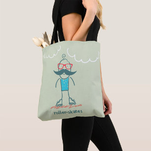 Tote Bag Homme sur Rollerskates