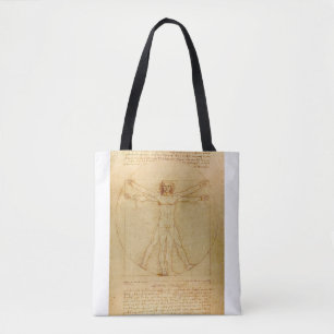 Tote Bag Homme vitruvien par Leonardo da Vinci