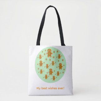 Tote Bag Hommes en pain d'épices Noël