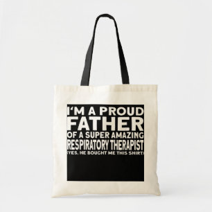 Tote Bag Hommes Fière Respiratoire Thérapeutique Papa