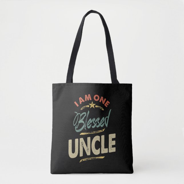 Tote Bag Hommes Je Suis Un Don D'Oncle Béni (Devant)