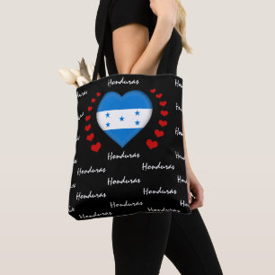 Tote Bag Honduras Drapeau et coeur Honduras Mode / sport