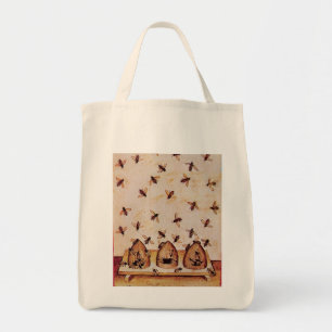 TOTE BAG HONEY BEE, BEEKEPER