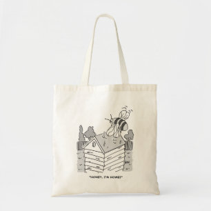 Tote Bag Honey Bee revient à sa ruche. Drôle