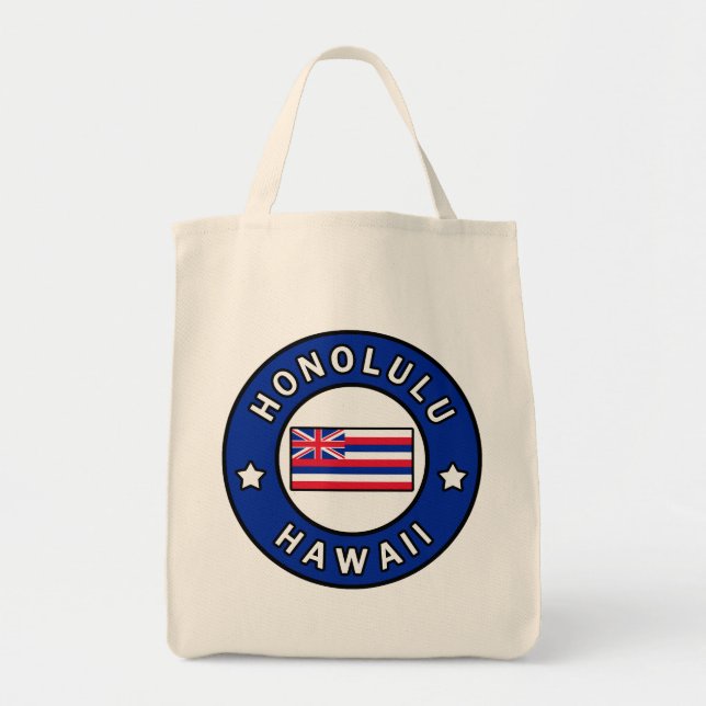 Tote Bag Honolulu Hawaii (Devant)