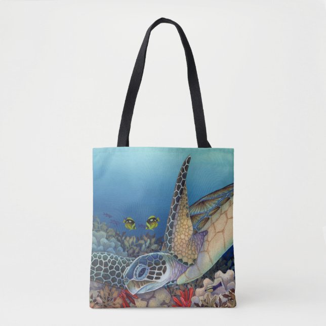 Tote Bag Honu (tortue de mer verte) (Devant)