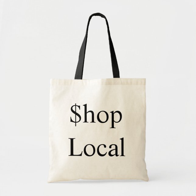 Tote Bag $hop Local (Devant)
