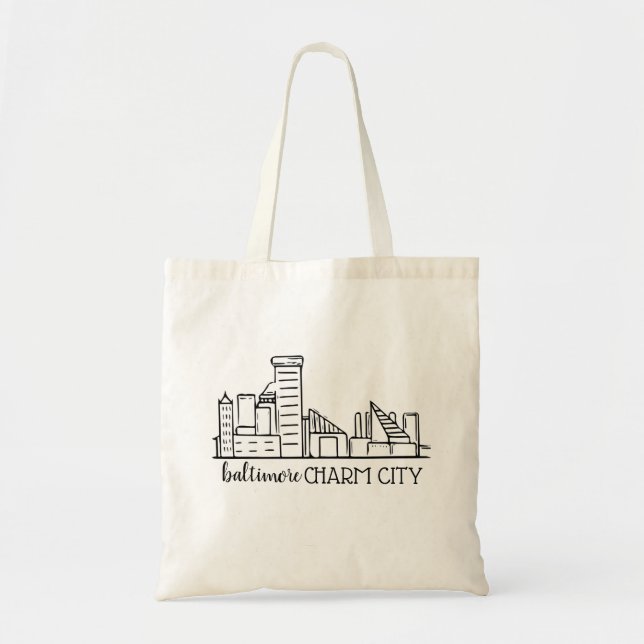 Tote Bag Horizon de Baltimore (Devant)