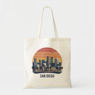 Tote Bag Horizon de San Diego Californie – Art de Paysage U