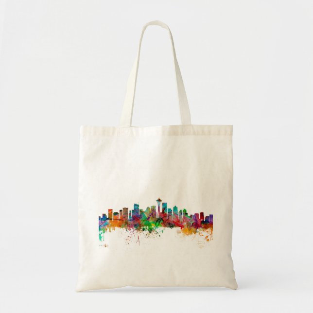 Tote Bag Horizon de Seattle Washington (Devant)