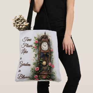 Tote Bag Horloge à pendule Vintage Ivy Rose