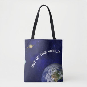 Tote Bag Hors de ce thème de l'espace mondial