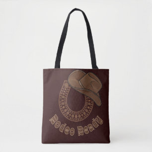 Tote Bag Horseshoe Rodeo Ready