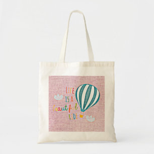 Tote Bag Hot Air Balloon Life est une belle promenade