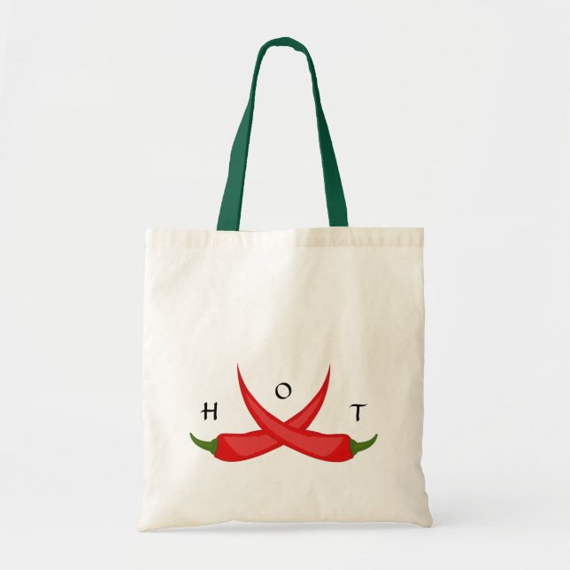 Tote Bag Hot Chili Pepper Fourre-tout (Devant)