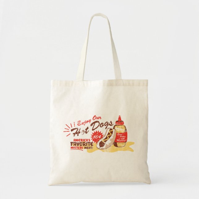 Tote Bag Hot-dog fourre-tout de base (Devant)