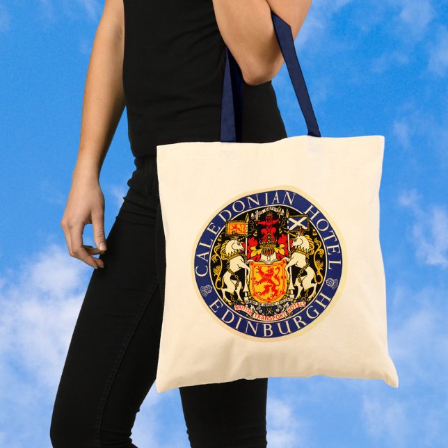Tote Bag Hôtel Caledonian Voyage Ancien Édimbourg Écosse (Créateur téléchargé)