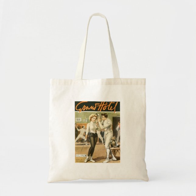Tote Bag Hôtel grand clôturant l'affiche (Devant)