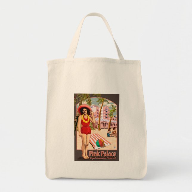 Tote Bag Hôtel Royal Hawaii à Hawaii (Devant)