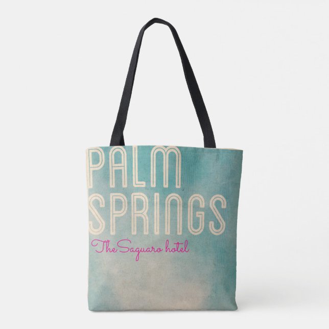 Tote Bag Hôtel Vintage Palm Spring (Dos)