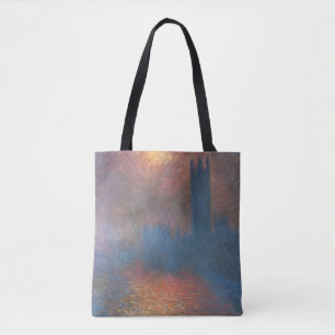 Tote Bag Houses of Parliament, Londres par Claude Monet