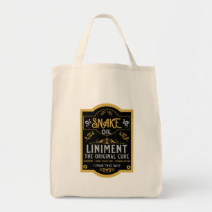 Tote Bag Huile de serpent blanc sauvage de Cowboy