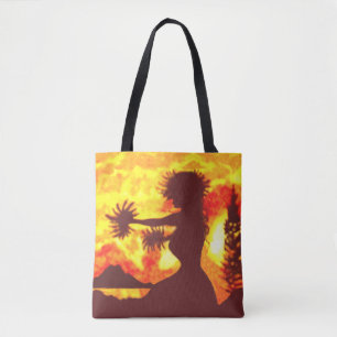 Tote Bag Hula Dancer