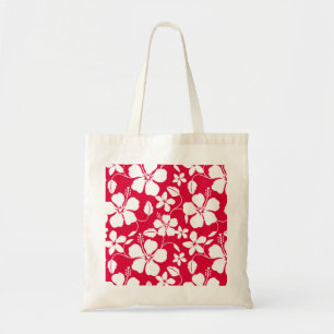 TOTE BAG HULA HAÏIENNE (HIBISCUS) ROUGE