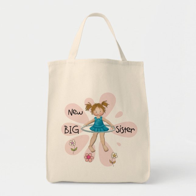 Tote Bag Hula Hoop Nouvelle grande soeur (Devant)