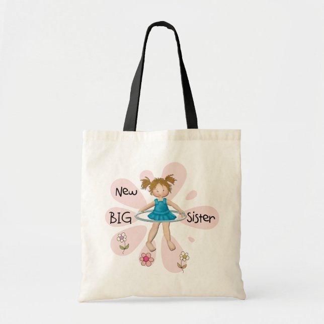 Tote Bag Hula Hoop Nouvelle grande soeur (Devant)