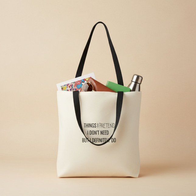 Tote Bag  Humor funny sarcasm witty quote  (Créateur téléchargé)