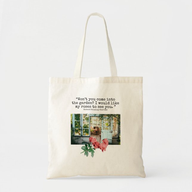 Tote Bag Humour de jardin, (Devant)