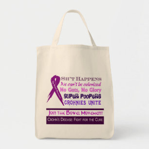 Tote Bag Humour de maladie de Crohn