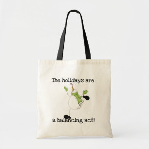 Tote Bag Humour de vacances Snowman
