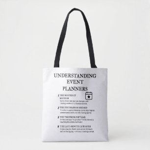 Tote Bag Humour du coordinateur des événements amusants