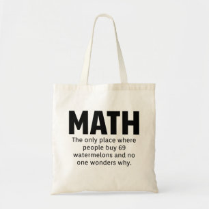 Tote Bag Humour mathématique