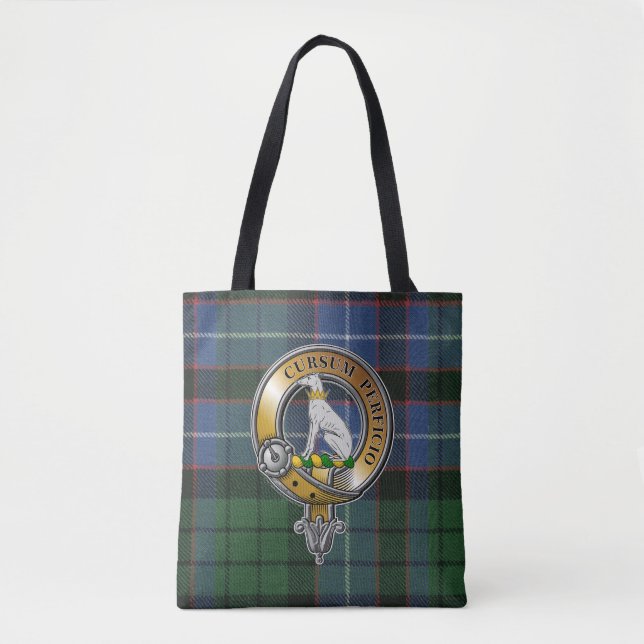 Tote Bag Hunter Tartan & Badge (Devant)